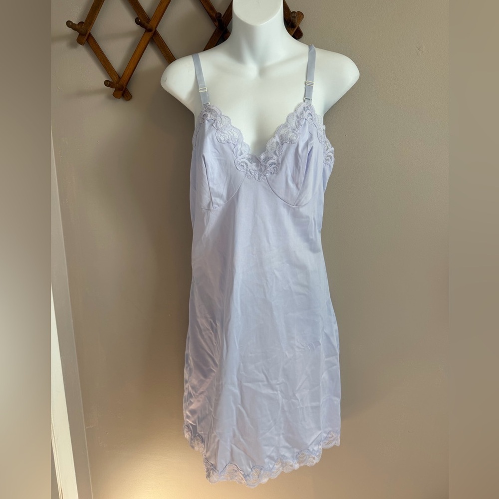 NWT VTG French Maid Montreal Lavender Slip Dress - Deadstock - Size 36 / Small